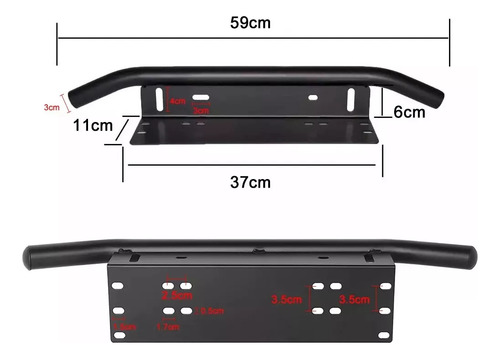 Base Soporte Focos O Barra Led / Titular De La Matrícula