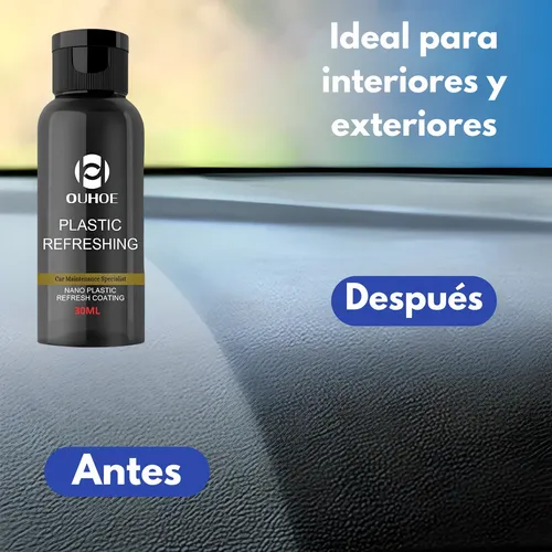 Restaurador Revividor Plásticos Negros Autos Motos Detailing