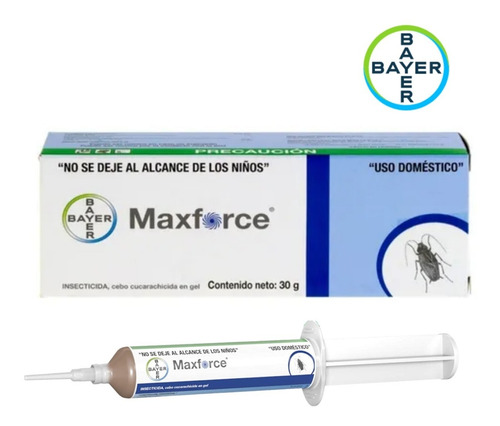 Imagen 1 de 6 de Maxforce Bayer 30 Gr Veneno Para Cucarachas Max Force