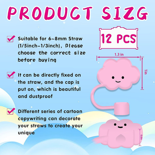 Paquete De 12 Fundas De Silicona Reutilizables Con Forma De