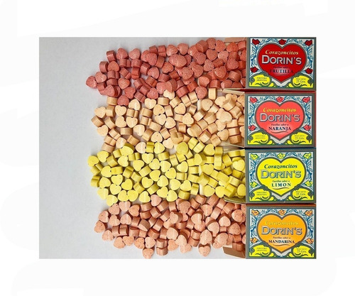 Imagen 2 de 6 de Corazoncitos Dorins Clásicas X20 Uni - Barata La Golosineria