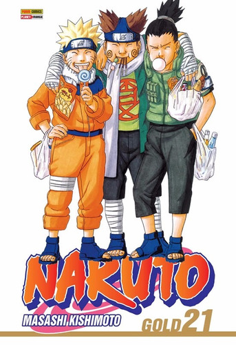 Naruto Gold 21 Mangá Panini! Edição Especial De Colecionador