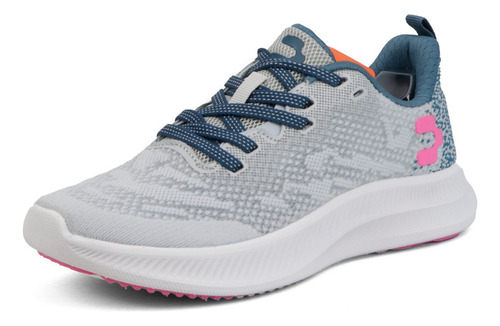 Tenis Para Mujer Cómodos Transpirables Charly 1059103 Gris