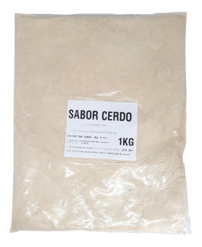 Sabor Cerdo X 1kg - Crapsa - Uso Al 1% - Excelente Calidad