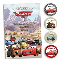 Comprar Kit Imprimible Cars Editable Cumpleaños Candy Bar