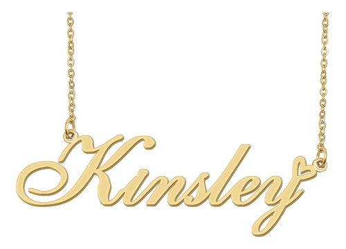 Aoloshow Kinsley Nombre Collar Cabello Catinano Costilería