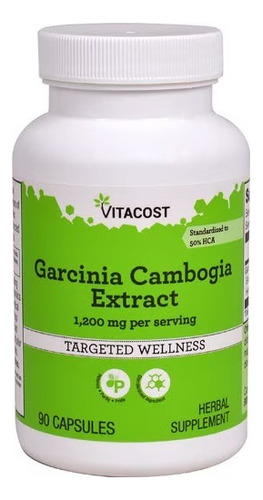 Extrato De Garcinia Cambogia Padronizado - 1200 Mg - 90 Cáp 