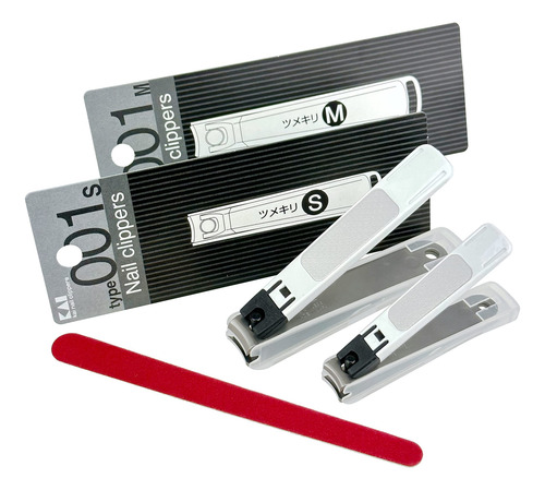 Juego De Cortaúñas Kai, Mediano, Pequeño, Tipo 001, Blanc