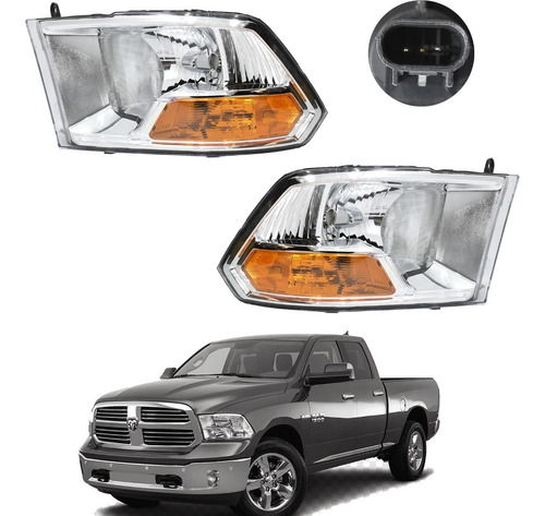 Faros  Dodge  Ram 2009 2010 2011 2012 2014 2015 2016 2017