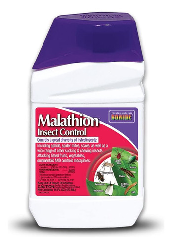 Malathion - Control De Insectos, Concentrado Listo Para Mezc
