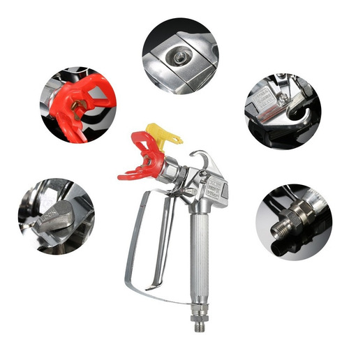 Imagen 5 de 6 de Kit De Pistola Pulverizadora De Pintura High Pre Airless