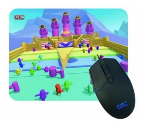 Imagen 1 de 2 de Combo Gamer Among Mouse Y Pad Fall Gtc Cbg-019a