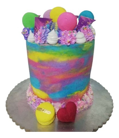 Torta Con Topper , Redonda Tema A Elección