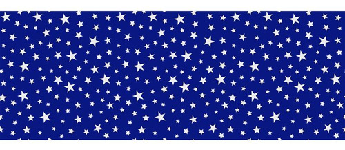 Decoracao Copa Do Mundo Tnt 1,40m 40g Estrelas Azul