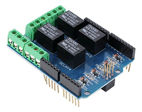 Escudo De Relé Hiletgo De 5 V Y 4 Canales Para Uno R3 Relay