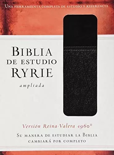 Biblia De Estudio Ryrie Ampliada Duo-tono Negro®