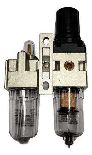 Filtro Regulador Lubricador C/manómetro Frl 1/4'' Mini