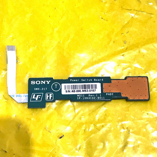 Boton Encendido Sony  Pcg-7h1l Vgnfe Vgnfe550 Vgnfe750 7n2l