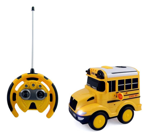 Ampersand Shops Autobús Escolar Amarillo Rc Kids Con Luces.