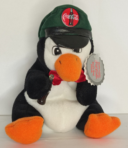 Peluche Pinguino Coca Cola 1997 Beanie Plush