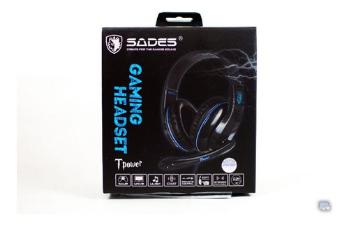 Audifonos Sades Sa-701 T Power Color Negro