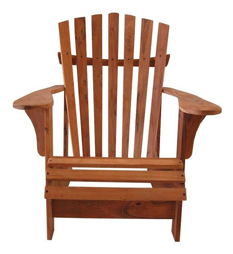 Imagen 5 de 8 de Sillón Adirondack Reposera Banco De Madera Para Jardín