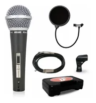 Comprar Microfone Arcano Renius-8 Xlr-p10 + Pop Filter Am-pop