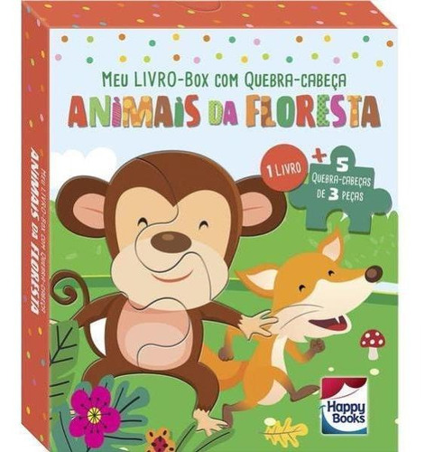Meu Livro-box Com Quebra-cabeça: Animais Da Floresta