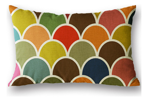 Funda De Cojín Rectangular En V Body Pillow, Funda De Seda