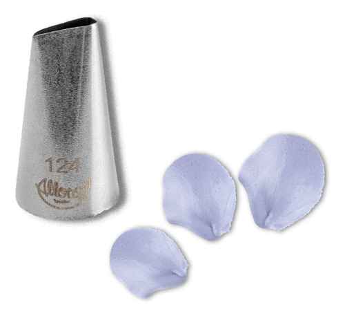 Bicos Para Confeitar - Pétala - Aço Inox - Nº124 - 1 Unidade