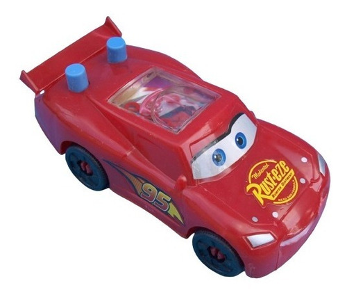 Carro Cars Rayo Mcqueen Juguete Agua Encajar Aros Carrito 