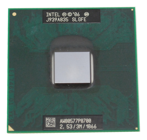 Procesador Intel Core 2 Duo Mobile 2.53ghz Cache De 3 Mb 106