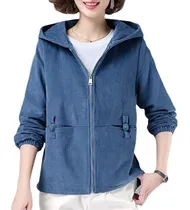 Comprar Abrigo Casual De Pana Talla Grande Para Mujer