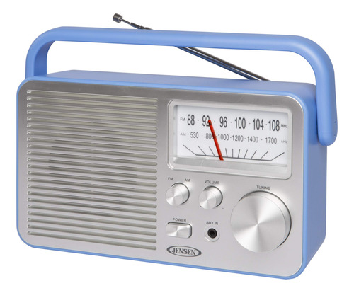 Jensen Mr-750-bl Mr-750 Radio Portatil Am/fm (azul)