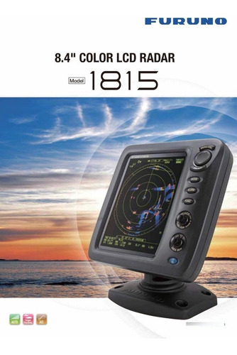 Radar Maritimo Furuno Modelo 1815 Tela Lcd 8.4 Colorida Novo Completo Com Nf, Alcance 36 Milhas, 4kw De Potência