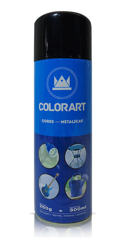 Tinta Spray Metálica Colorart 300ml Vermelho Verde Amarelo