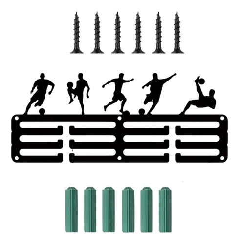 Organizador De De Fútbol, Colgador De De Metal Negro,