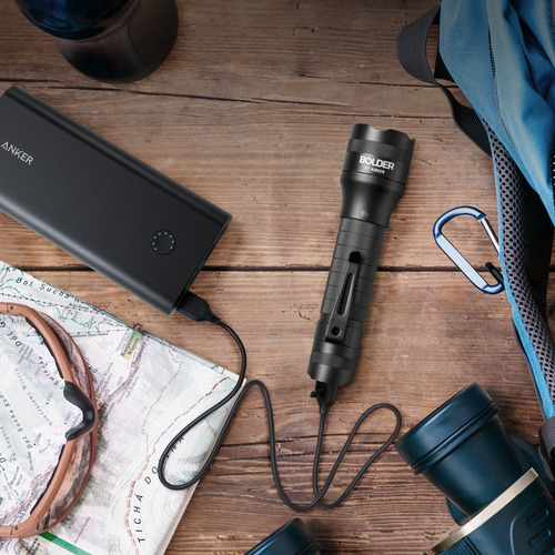 Linterna Anker Bolder Lc40 Recargable 400 Lúmenes Ip65