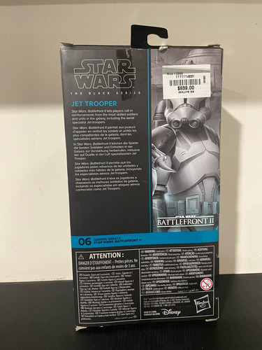 Star Wars Jet Trooper Battlefront 2 Black Series #6 (Usado)