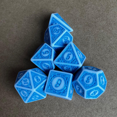 3 X 7 Uds Dados De Juego De Dados De Varios Lados Compatible