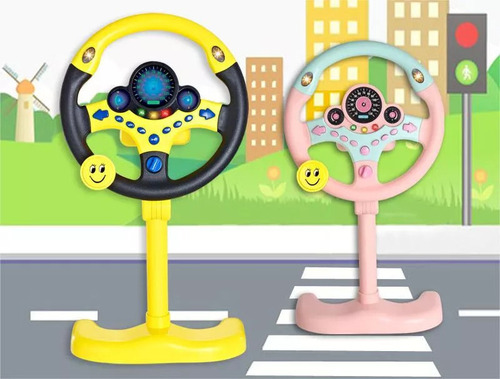 . Volante De Simulação De Brinquedo Para Um Banco Traseiro