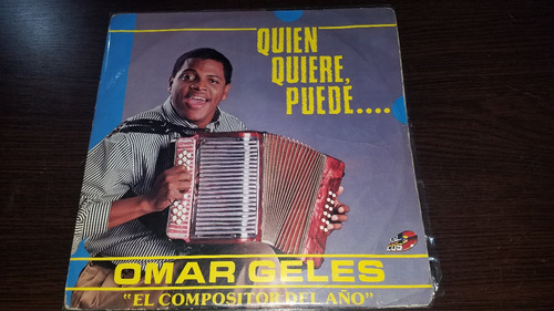 Lp Vinilo Disco Omar Geles Quien Quiere Puede Vallenato 