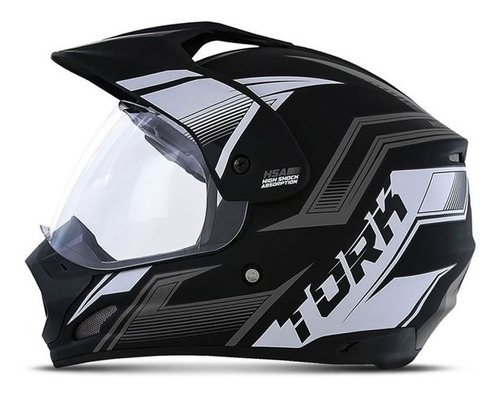 Capacete Para Moto Off Road Pro Tork Th1 New Adventure Pr Cor Preto/Grafite Tamanho do capacete 60