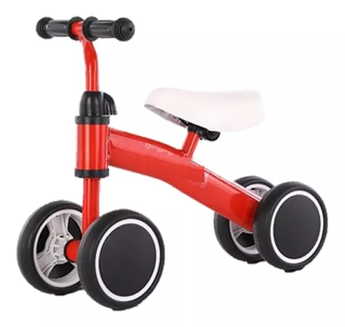 Triciclo Infantil Motoca Vermelha Sem Pedal Andador Passeio