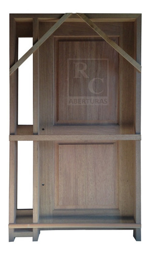 Imagen 7 de 10 de Puerta Exterior Madera 45 Mm, Acople Lateral Mod.e2608 Recta