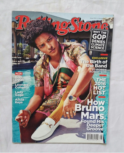Bruno Mars Revista Rolling Stone En Ingles 2016