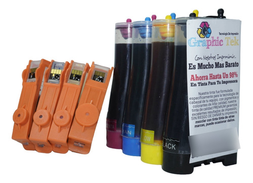 Tinta Continua Compatible Hp 564 B210a B209a 7510 4610 D5445