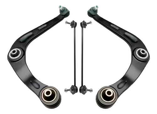 Kit 2 Parrilla C/ Rotula + 2 Bieleta Para Peugeot 206 207