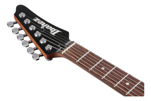 Guitarra elétrica Ibanez AZ42P1-PBE com estojo azul, aço, material de escala, jacarandá, orientação para a mão direita