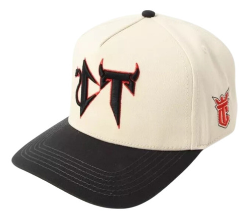 Gorra El Tiros Caps Ct Soy El Diablo Natanael Cano Beige